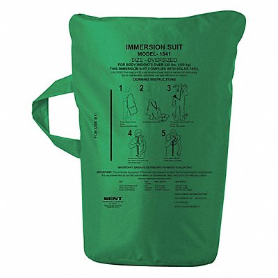 KENT SAFETY 15430000000000 Immersion Suit Repl Bag GN 15.5lb Buoy