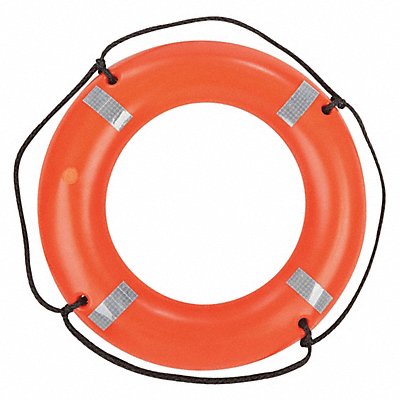 KENT SAFETY 15220000000000 Ring Buoy Orange 30 in Dia