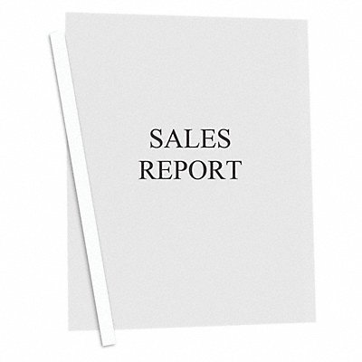 C-LINE PRODUCTS 32557 Report Cover Binding Bar Clear PK50