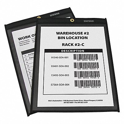 C-LINE PRODUCTS 45912 Shop Ticket Holders 1 Side 9 x 12 PK25