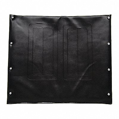ALCO 765A3 Vinyl Back Upholstery 20 W 8 Hole Black