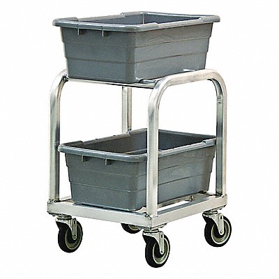 NEW AGE 1265 Bin Cart 16 3/4 in W 19 in H Silver
