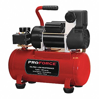 PROFORCE VPF1080318 Hotdog Air Compressor 3 gal 125 psi