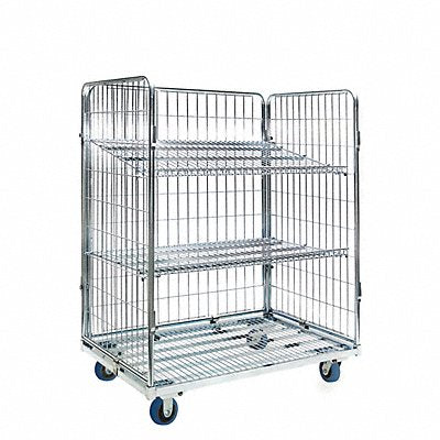 NASHVILLE WIRE RC3248 Rolling Cart 48 x32 x59