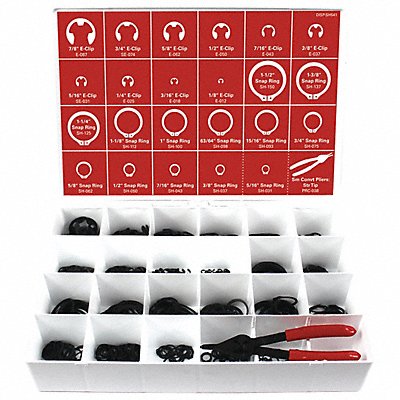 ITW BEE LEITZKE WWGDISPSH541 Ext/E Style Ring Kit 540 Pc 23 Szs