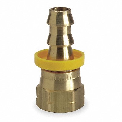 SPEEDAIRE 5A248 Push on Hose Fitting 1/2 x3/4 BarbxJIC