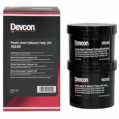 DEVCON 10240 Putty Dark Grey Plastic Steel