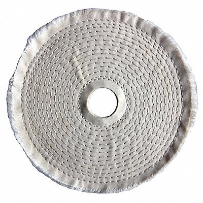 GRAINGER 5A724 Buffing Wheel Spiral Sewn 6 In Dia