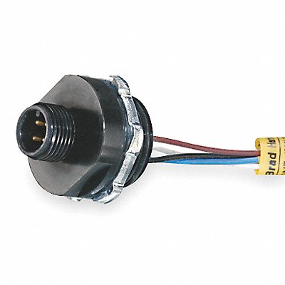 BRAD HARRISON 8R4006A18A120 External Thread Receptacle 4 Male 22 AWG