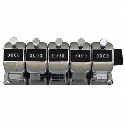 ENM M4505 Counter Hand Tally 5 Gang 4 Digits
