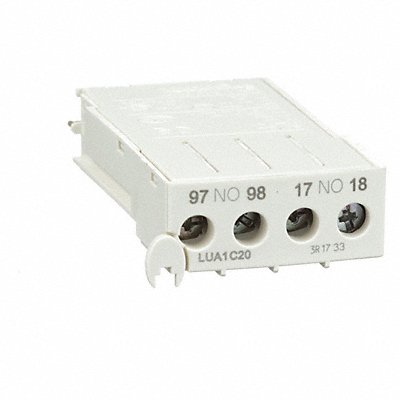 SCHNEIDER ELECTRIC LUA1C20 AuxiliaryContactBlock 2NO/NC 2.5A