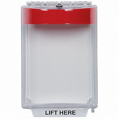 SAFETY TECHNOLOGY INTERNATIONAL STI13020NR Pull Station Cover w/Horn Flush 2-21/32D