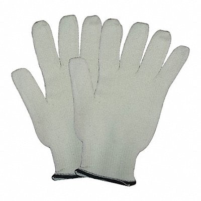 CONDOR 5AV90 Heat Resistant Gloves L White PR