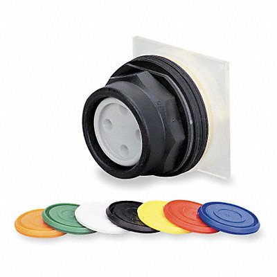 SCHNEIDER ELECTRIC 9001SKR2U H4517 RecesPush Button Blk Blu Grn Org Rd Wht Yellow