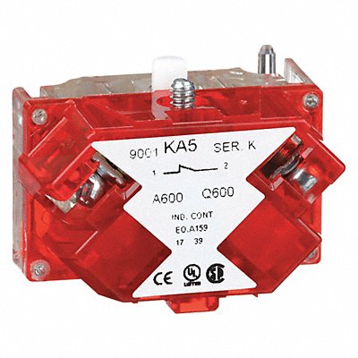 SCHNEIDER ELECTRIC 9001KA5 Contact Block Red 1NC 30 mm