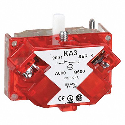 SCHNEIDER ELECTRIC 9001KA3 Contact Block Red 1NC 30 mm
