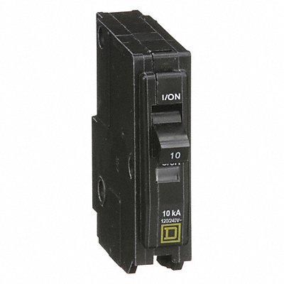 SQUARE D QO110 Circuit Breaker 10A Plug In 120/240V 1P