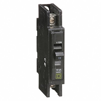 SQUARE D QOU115 Circuit Breaker 15A 120/240V 1P