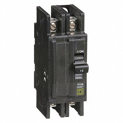 SQUARE D QOU215 Circuit Breaker 15A 120/240V 2P