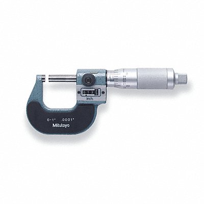 MITUTOYO 193211 Digital Micrometer 0-1 In Friction