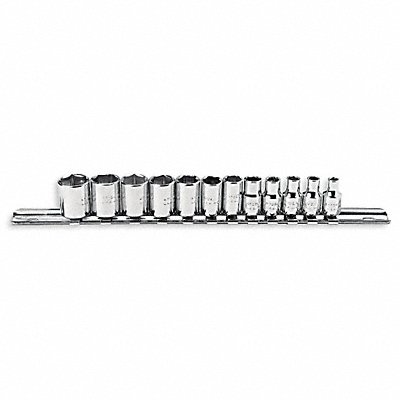 PROTO J47200 Socket Set Range 3/8 in to 1 1/2 in 12Pc