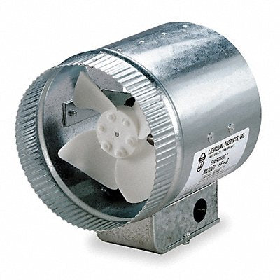 TJERNLUND EF6 Steel 6 D 6.5 H 6 W Inline Duct Fan