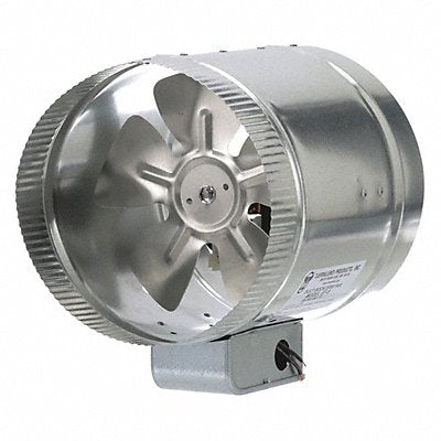TJERNLUND EF8 Steel 8 D 9 H 8 W Inline Duct Fan