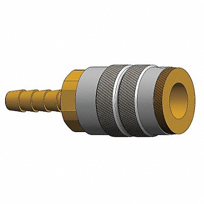DIXON VALVE COUPLING 2FS2 Quick Connect Socket 1/4 Body 1/4 Barb