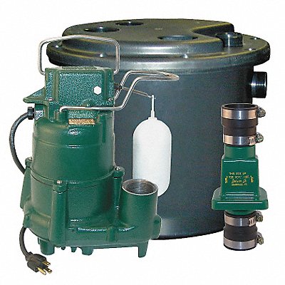 ZOELLER 1310007 Sink Drain Pump System Integral 1/2 HP