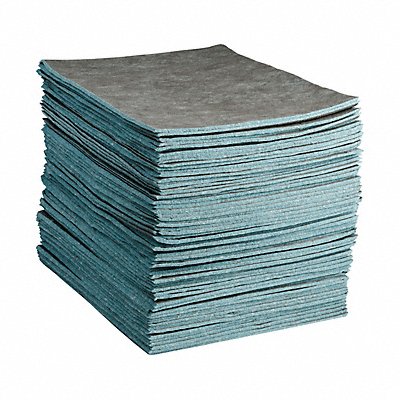 BRADY SPC ABSORBENTS RFDP300 Absorbent Pad Universal Grey PK100