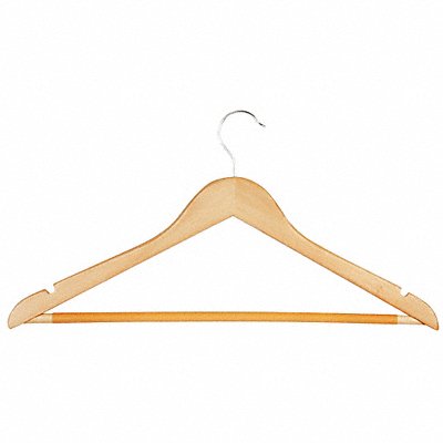 HONEY-CAN-DO HNG01334 D7951 Wood Suit Hanger Maple PK24