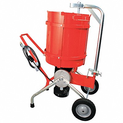 GRAINGER 5DNN9 Asphalt/Concrete Mixer Portable 10 Gal