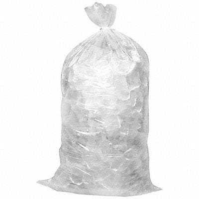 GRAINGER 5DTW1 Unprinted Ice Bags 8 lb 20 in PK1000