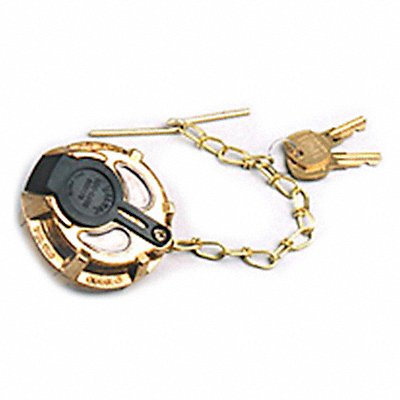 VELVAC 6001961 Brass Fuel Cap Female Non-Vented 2 In