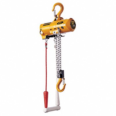 HARRINGTON AH250C10 Air Chain Hoist 250 lb Cap. 10 ft Lift