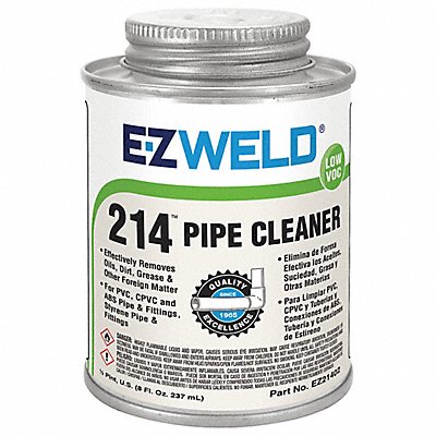EZ WELD 21402 K8470 Surface Cleaner Can 8 oz Clear