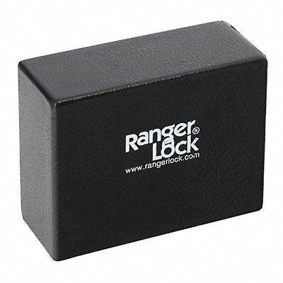 RANGER LOCK RGCJ00 Padlock Guard 3 in Hardened Steel Black