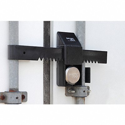 RANGER LOCK RDPO00 Padlock Guard 15 in Hardened Steel Black