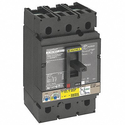 SQUARE D JJL36250M75 Circuit Breaker 250A 3P 600VAC JJ