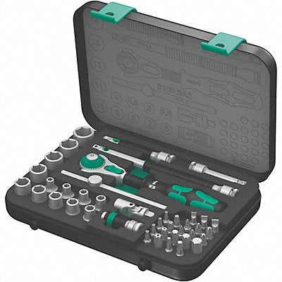 WERA 5003533001 Socket Wrench St Chrome 6Pt 4 - 14 mm