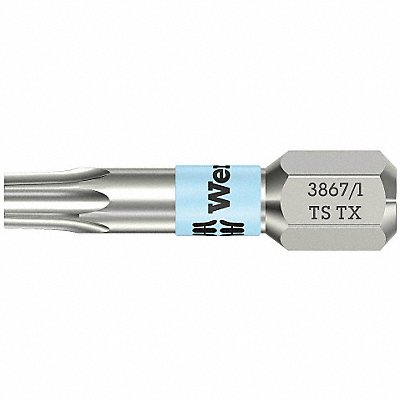 WERA 5071038001 Insert Bit SAE 1/4 Hex T40 1 SS