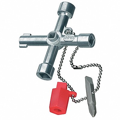 KNIPEX 1103 Control Cabinet 3 in Shut Off Zinc