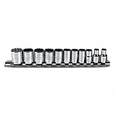 PROTO J47201 Socket Set Chrome 10-36 mm 12Pt