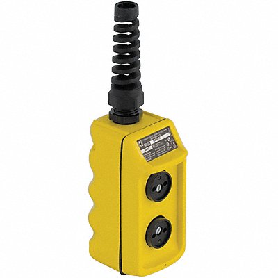 SQUARE D 9001BW94Y Pendant Control Station DeadEnd 2Buttn Blk/Rd