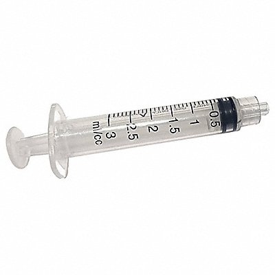 GRAINGER 5FVD8 Dispensing Syringe 3 mL Manual PK10