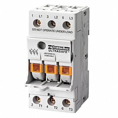 MERSEN USFMCCI Fuse Block 0 to 30A Class CC 3 Pole