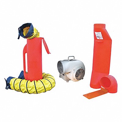 AIR SYSTEMS INTERNATIONAL SVBE8CUP Confined Space Blower Kit Grey 35 W