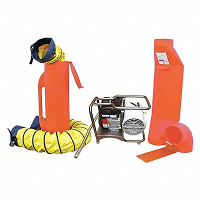 AIR SYSTEMS INTERNATIONAL SVBG8CUP Confined Space Blower Gasoline 15in.
