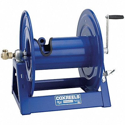 COXREELS 11255100 Hand Crank Hose Reel 100 ft 3/4 ID Blue