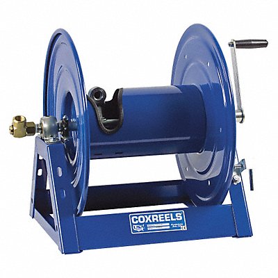 COXREELS 1125650 Hand Crank Hose Reel 50 ft 1 ID Blue